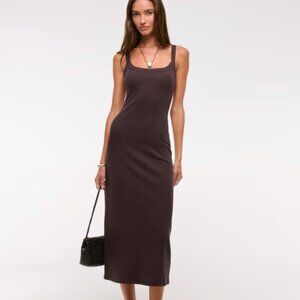 Abercrombie 90s Rib Midi Dress